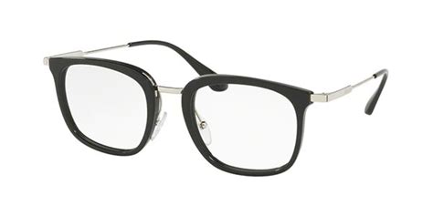 prada 11uv eyeglasses 1ab1o1 black|Prada PR 11UV Eyeglasses .